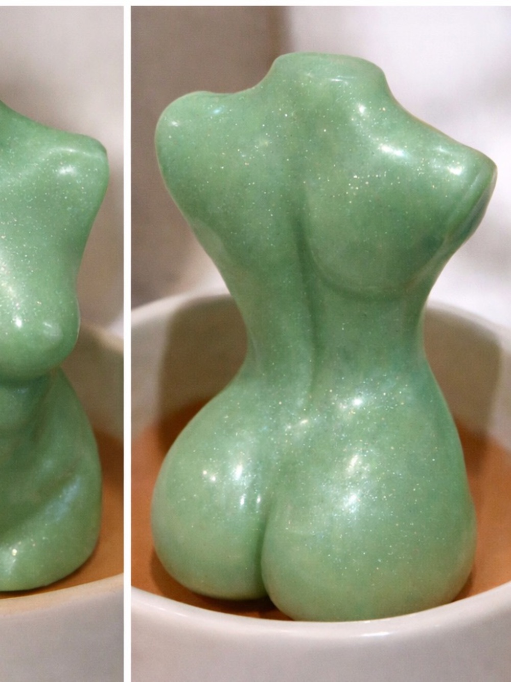 Woodsy SOAP torso shea butter & goat milk 4x2.5in 6oz - Picture 3 of 3